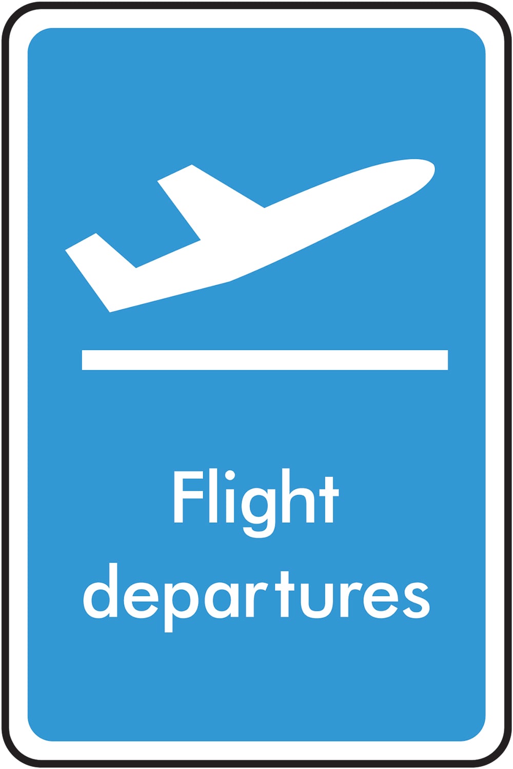 Signage: Flight Departures (INFO0034)