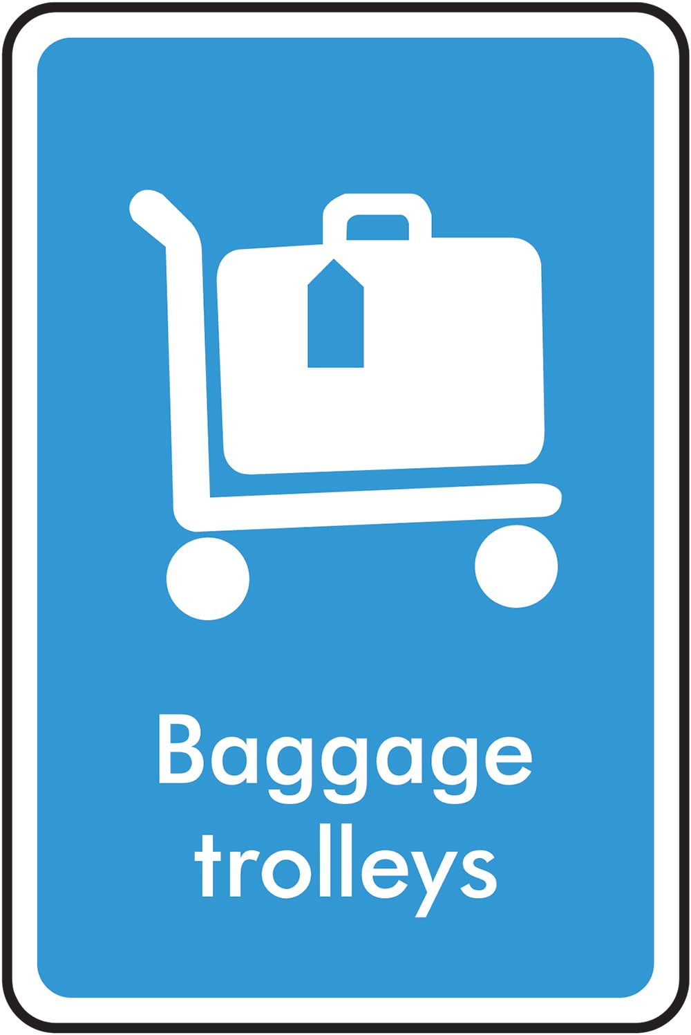 Signage: Baggage Trolleys (INFO0038)