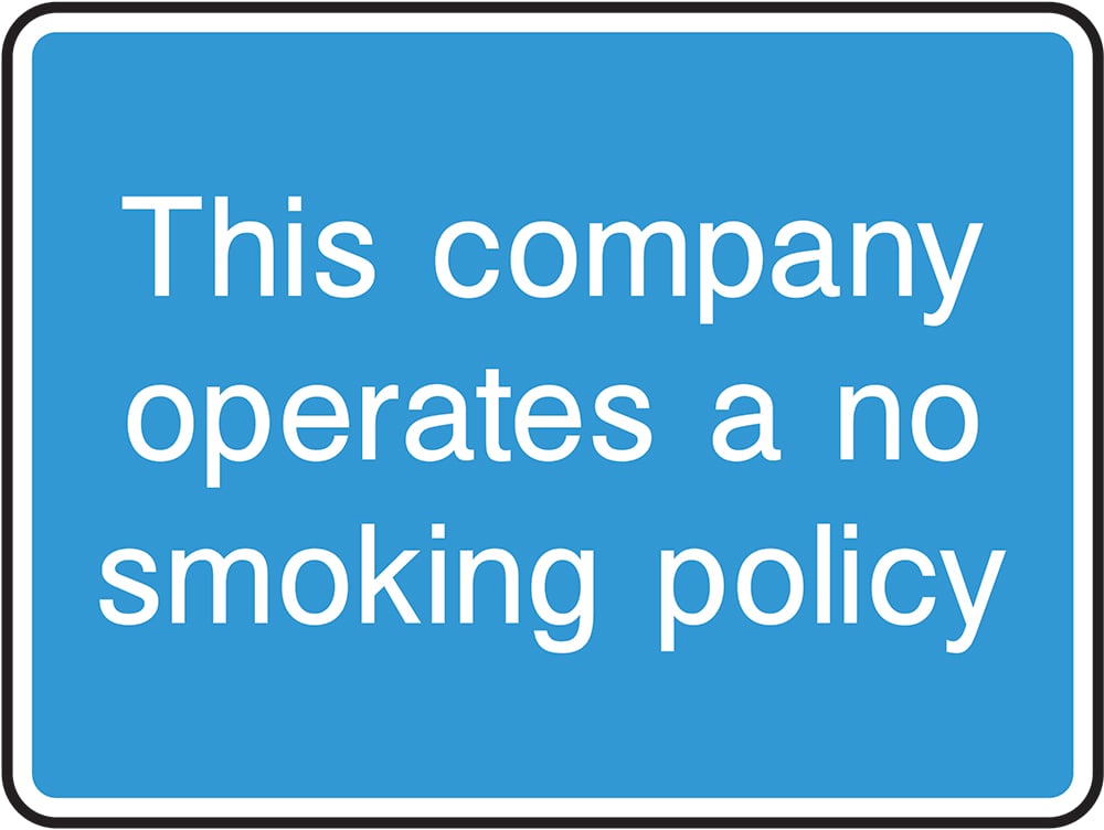 Signage: No Smoking Policy (INFO0079)