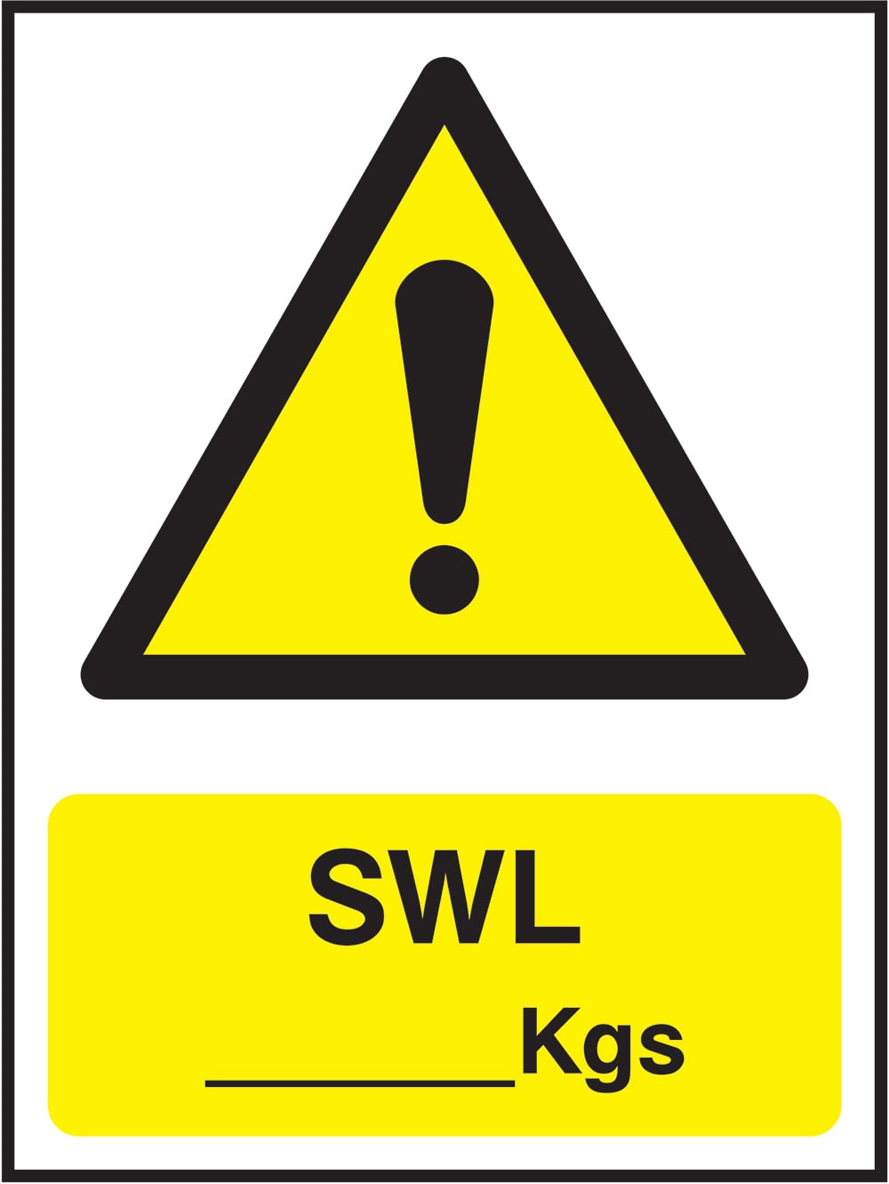 Signage: Swl Kgs (LIFT0007)