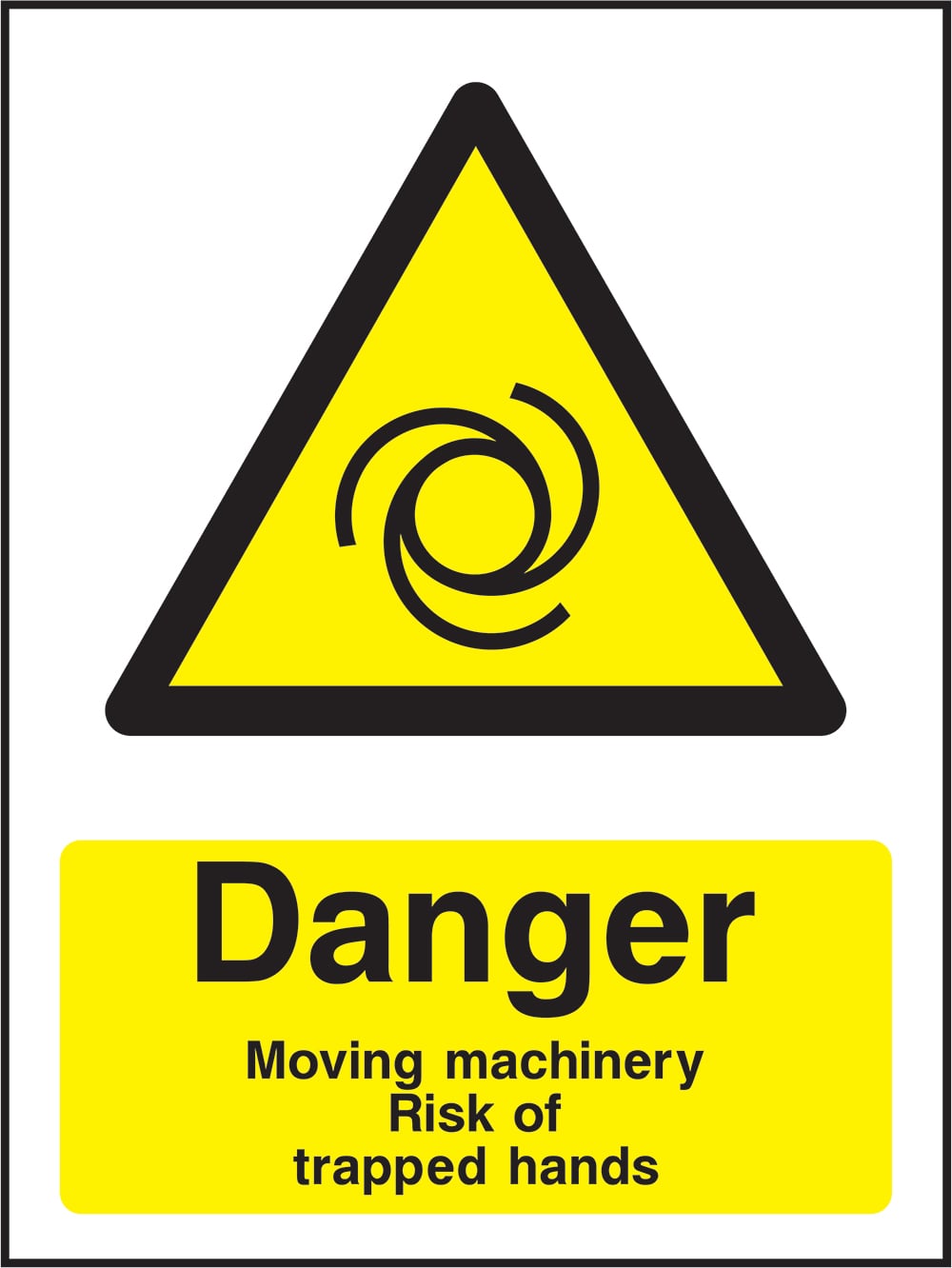 Signage: Danger Moving Machinery (MACH2_1_0030)