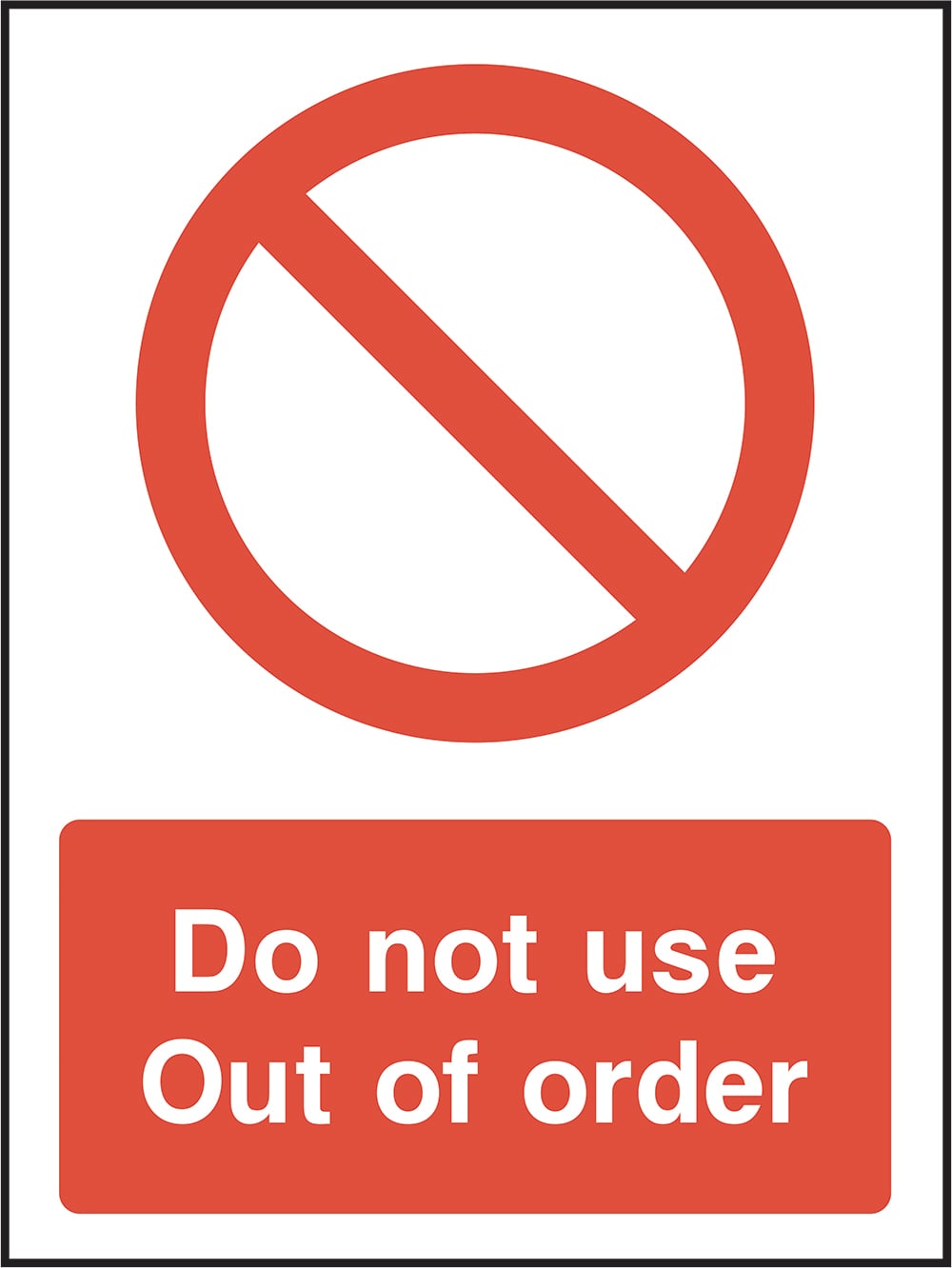Signage: Out of Order (MACH0029)
