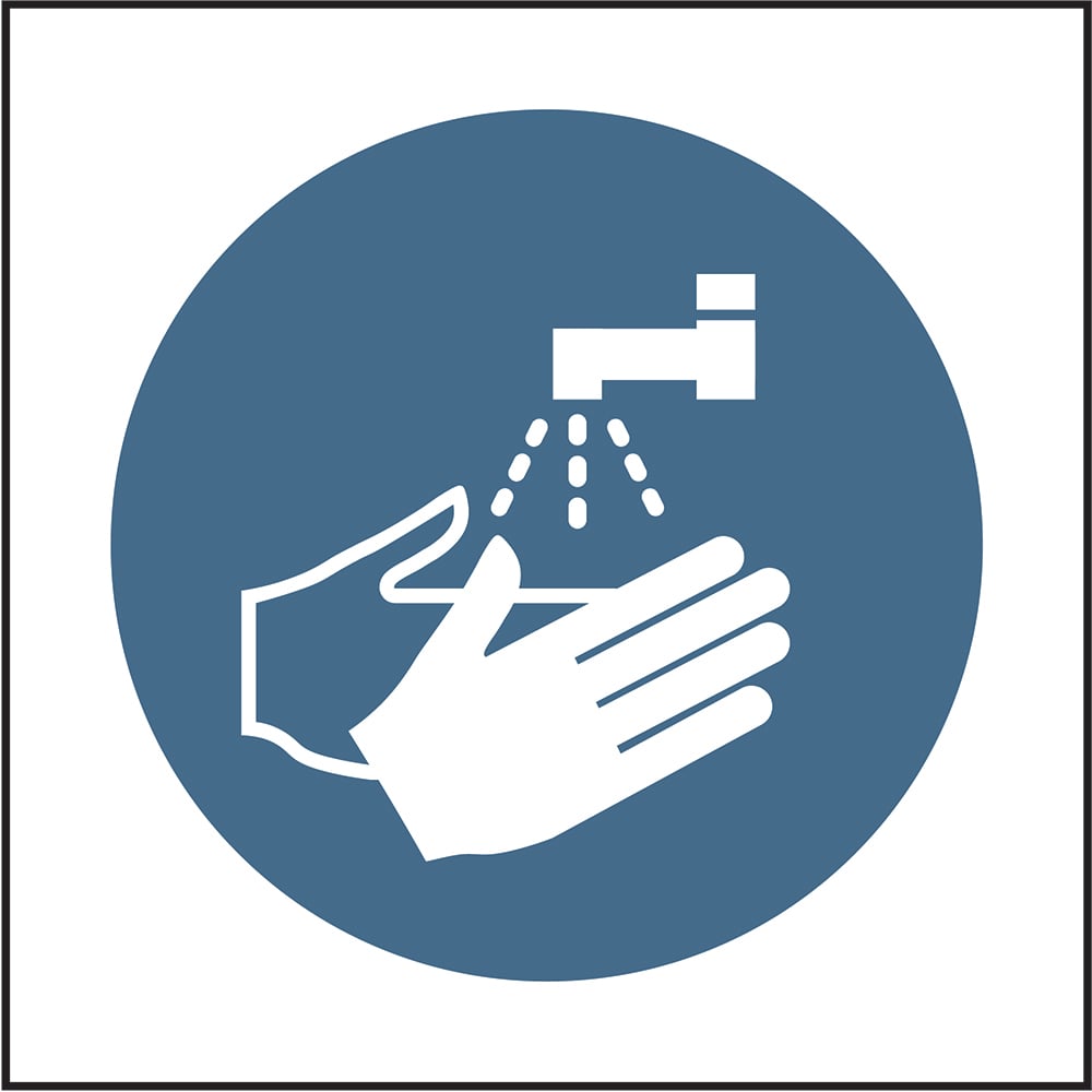 Signage: Wash Hands (MACH0053)
