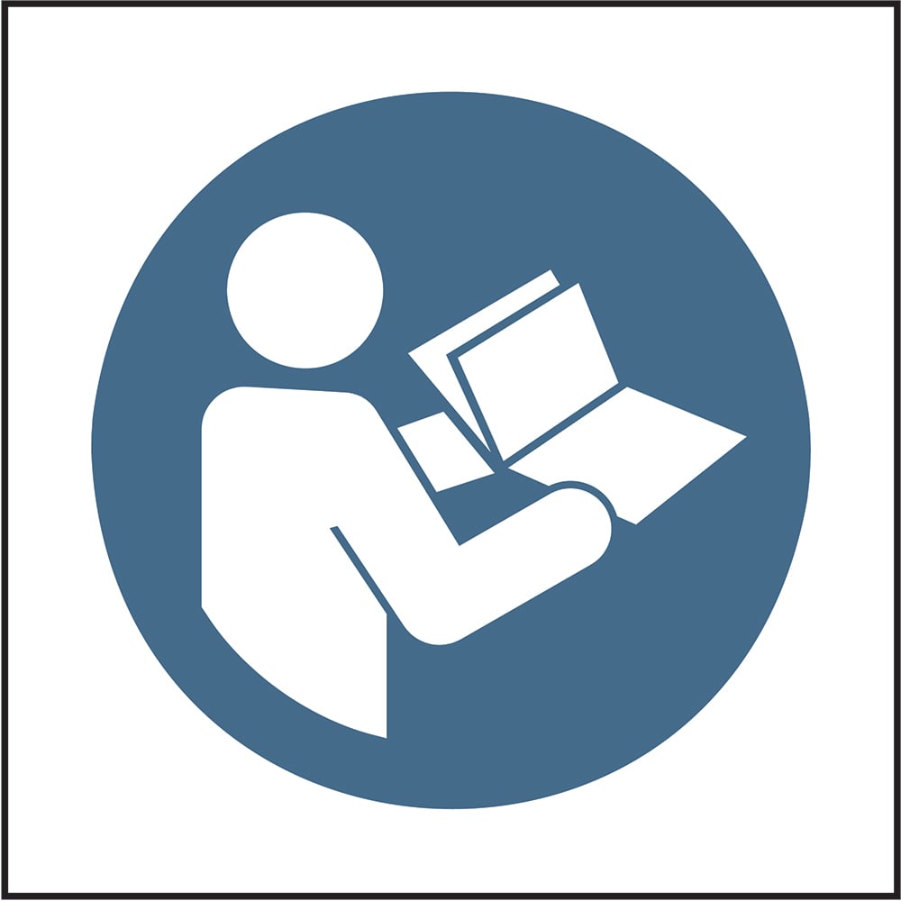 Signage: Read Instructions (MACH0056)