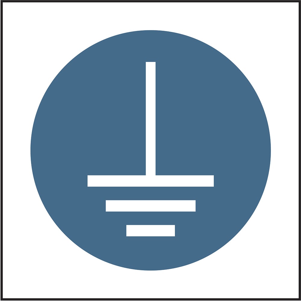 Signage: Protective Earth (MACH0057)