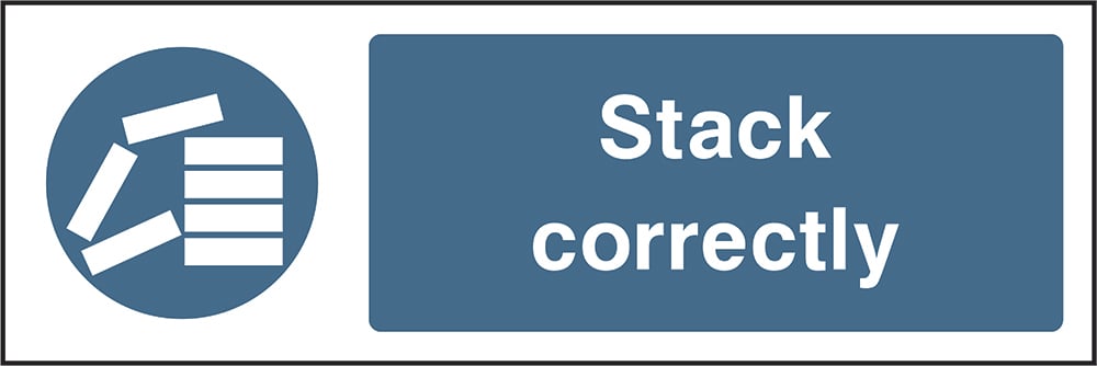 Signage: Stack Correctly (MACH1_0002)