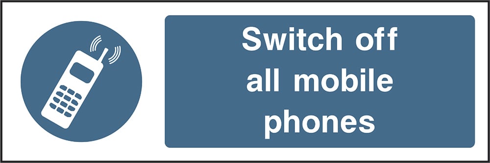 Signage: Switch Off Mobile Phones (MACH1_0013)