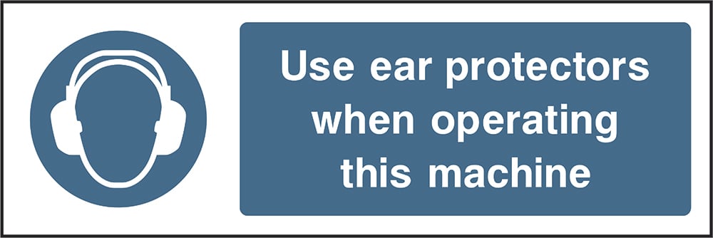 Signage: Use Ear Protectors (PPE0008)