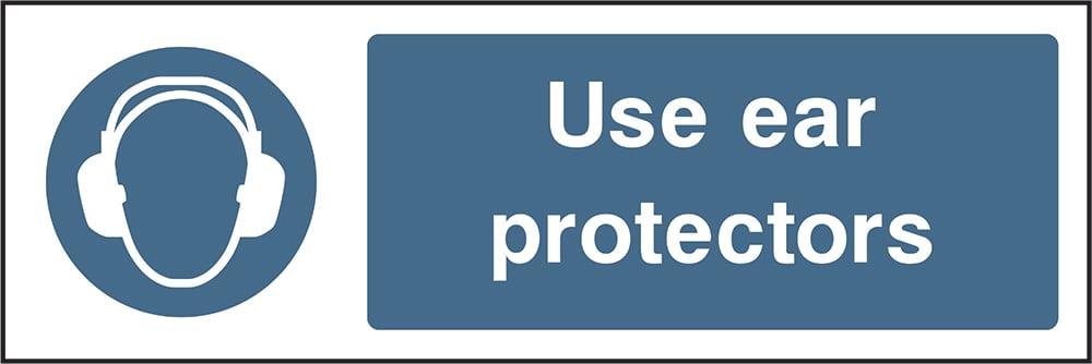 Signage: Use Ear Protectors (PPE0009)