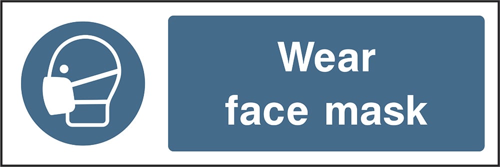 Signage: Wear Face Mask (PPE0011)