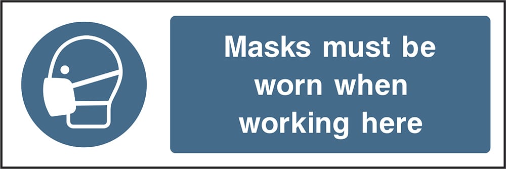 Signage: Masks Must Be Worn (PPE0012)