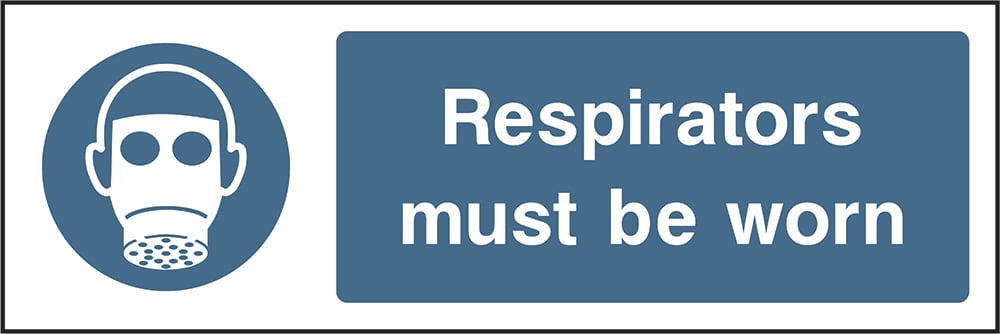 Signage: Respirators Must Be Worn (PPE0017)