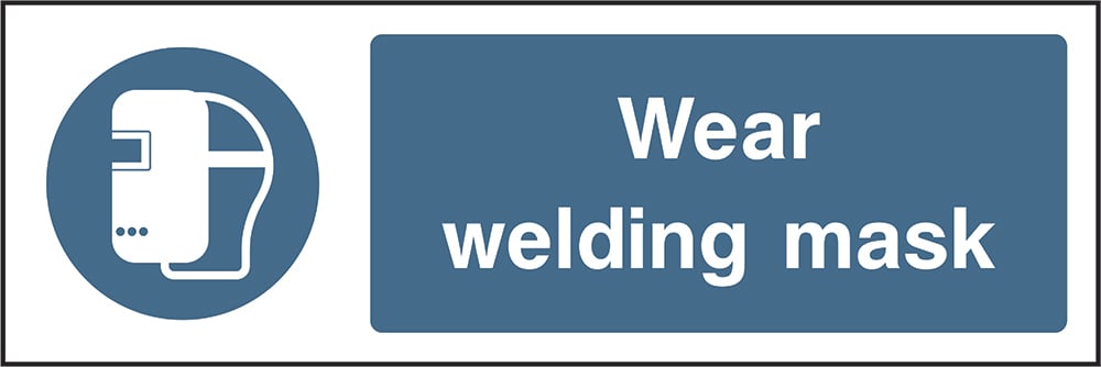 Signage: Wear Welding Mask (PPE0018)