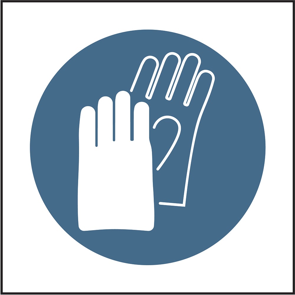 Signage: Wear Gloves (PPE0050)