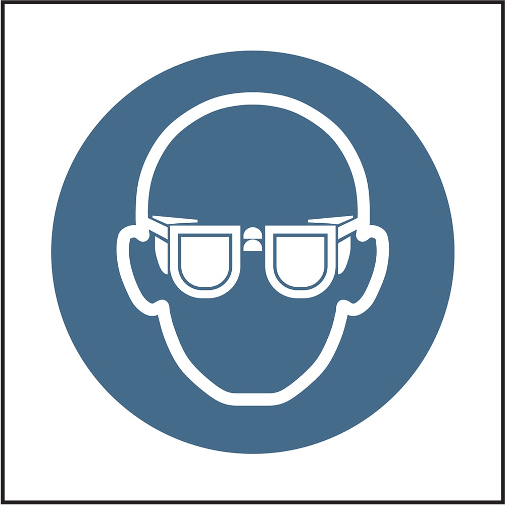 Signage: Eye Protection Must Be Worn (PPE0051)