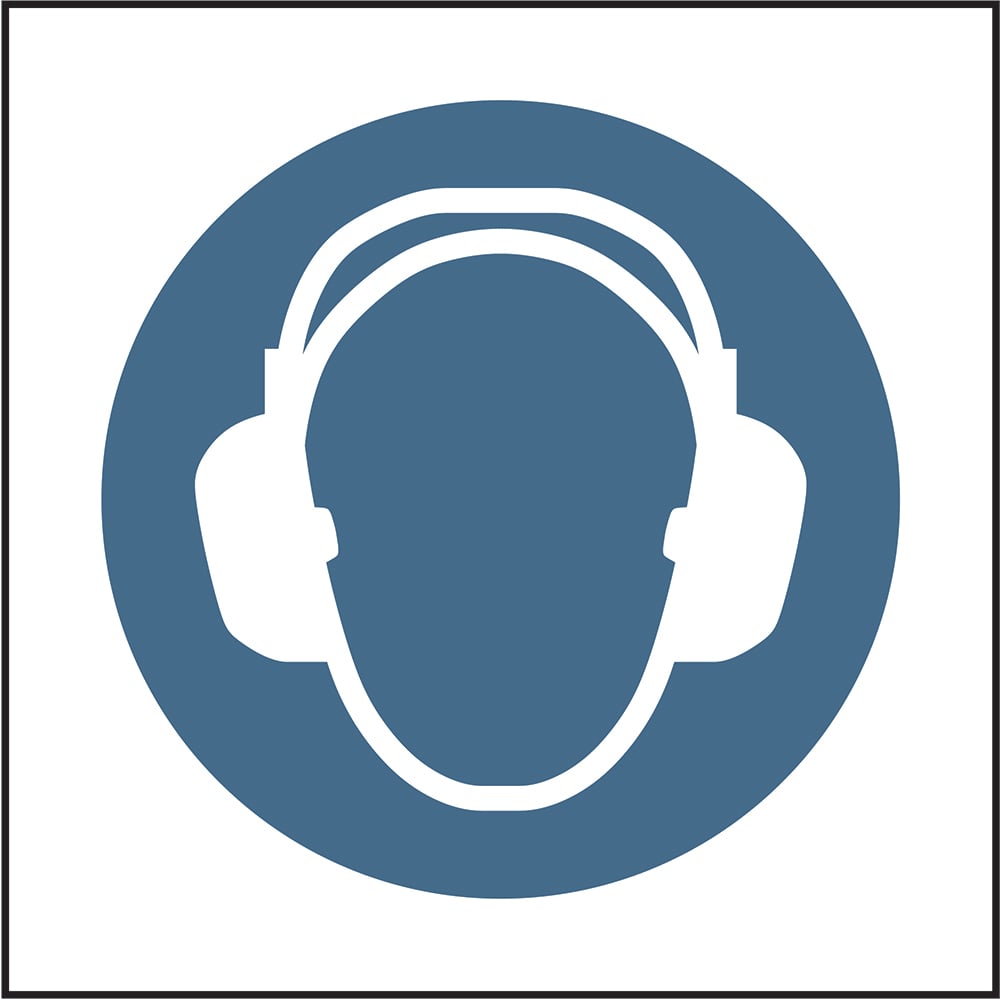 Signage: Hearing Protection Must Be Worn (PPE0052)