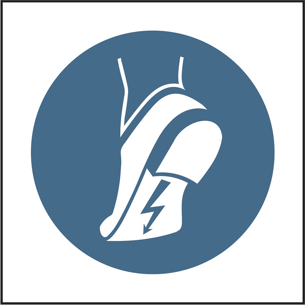 Signage: Wear Electrical Hazard Footwear (PPE0060)