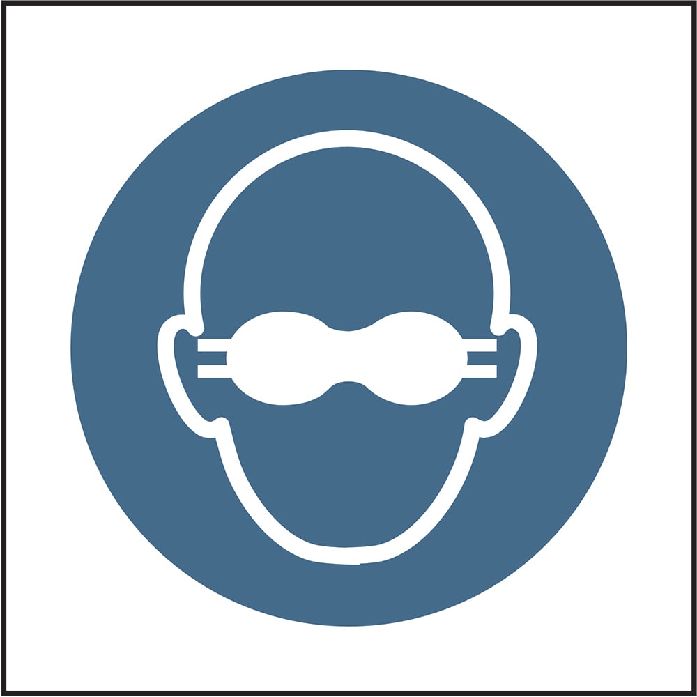 Signage: Eye Protection Must Be Worn (PPE0061)