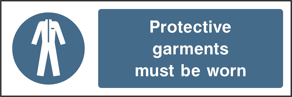 Signage: Protective Garments Must Be Worn (PROT0001)