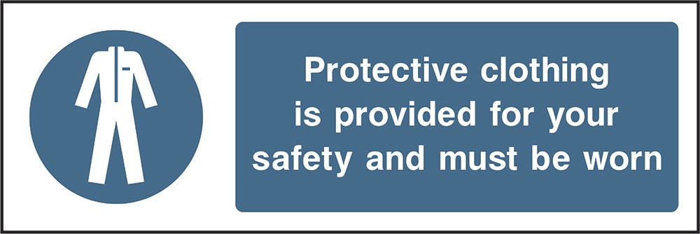Signage: Protective Clothing Must Be Worn (PROT0002)