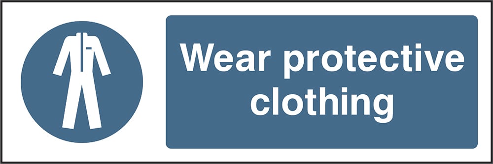 Signage: Wear Protective Clothing (PROT0003)