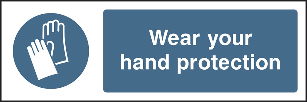 Signage: Wear Hand Protection (PROT0006)