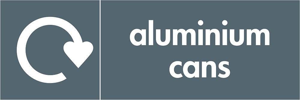 Signage: Aluminium Cans Recycling (META0002)