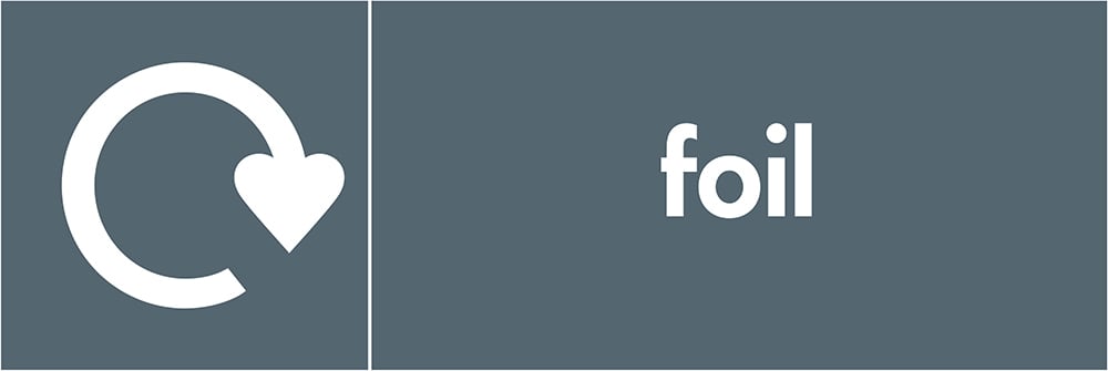 Signage: Foil Rotate Right (META0003)