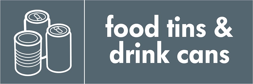 Signage: Food Tins & Drink Cans (META0015)