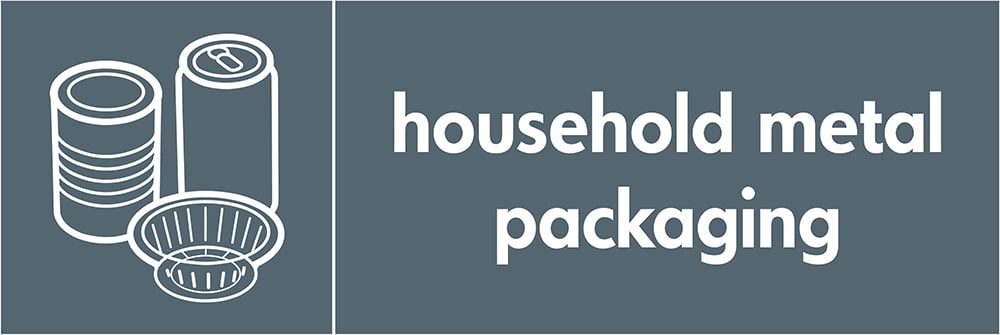 Signage: Household Metal Packaging (META0017)