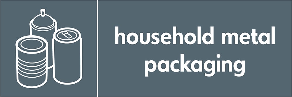Signage: Household Metal Packaging (META0018)