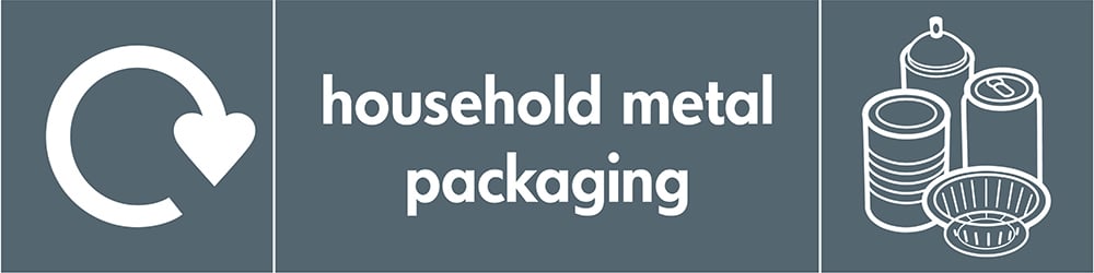 Signage: Household Metal Packaging Recycling (META0025)