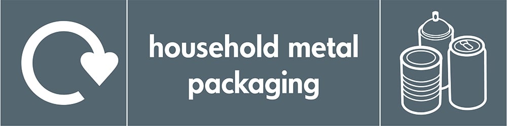 Signage: Household Metal Packaging (META0026)