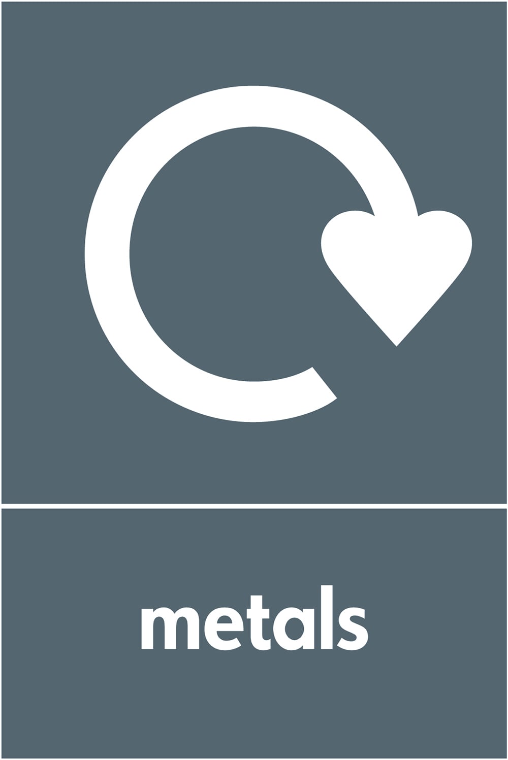 Signage: Metals Recycling (META0040)