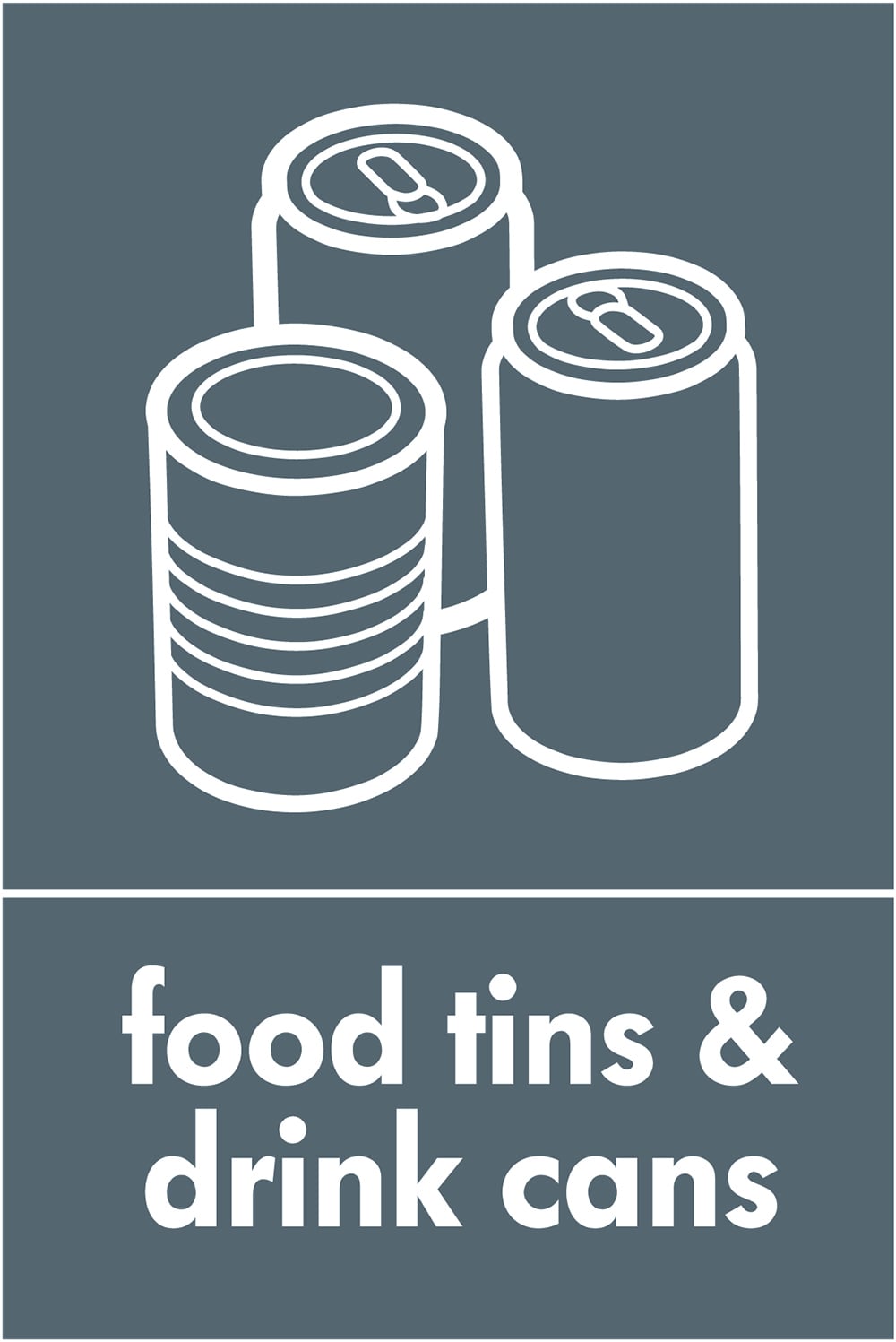 Signage: Food Tins & Drink Cans (META0050)