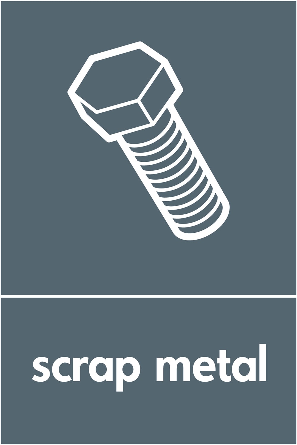 Signage: Scrap Metal (META0052)