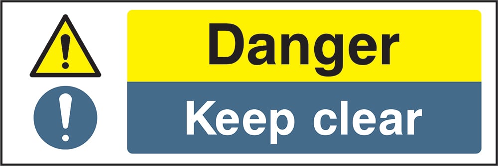 Signage: Danger Keep Clear (MULT0003)