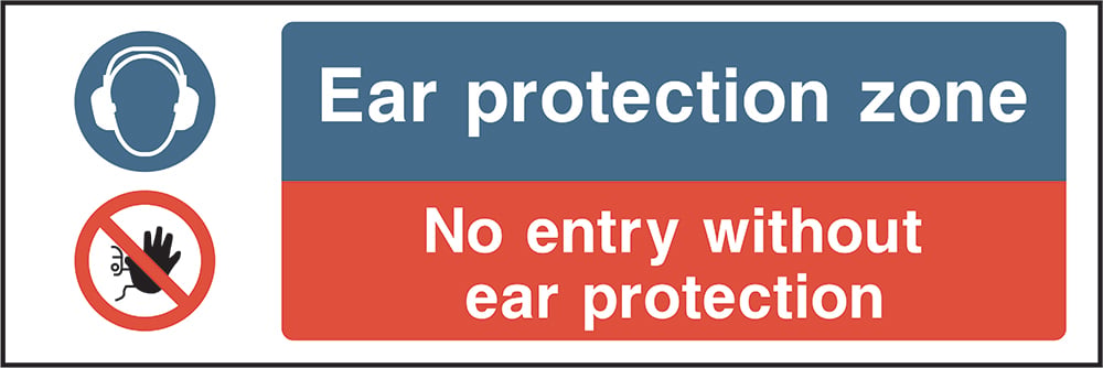 Signage: Ear Protection Zone (MULT0013)