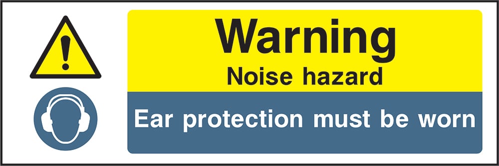 Signage: Ear Protection Must Be Worn (MULT0014)