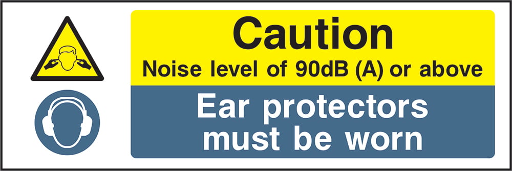 Signage: Ear Protection Must Be Worn (MULT0015)