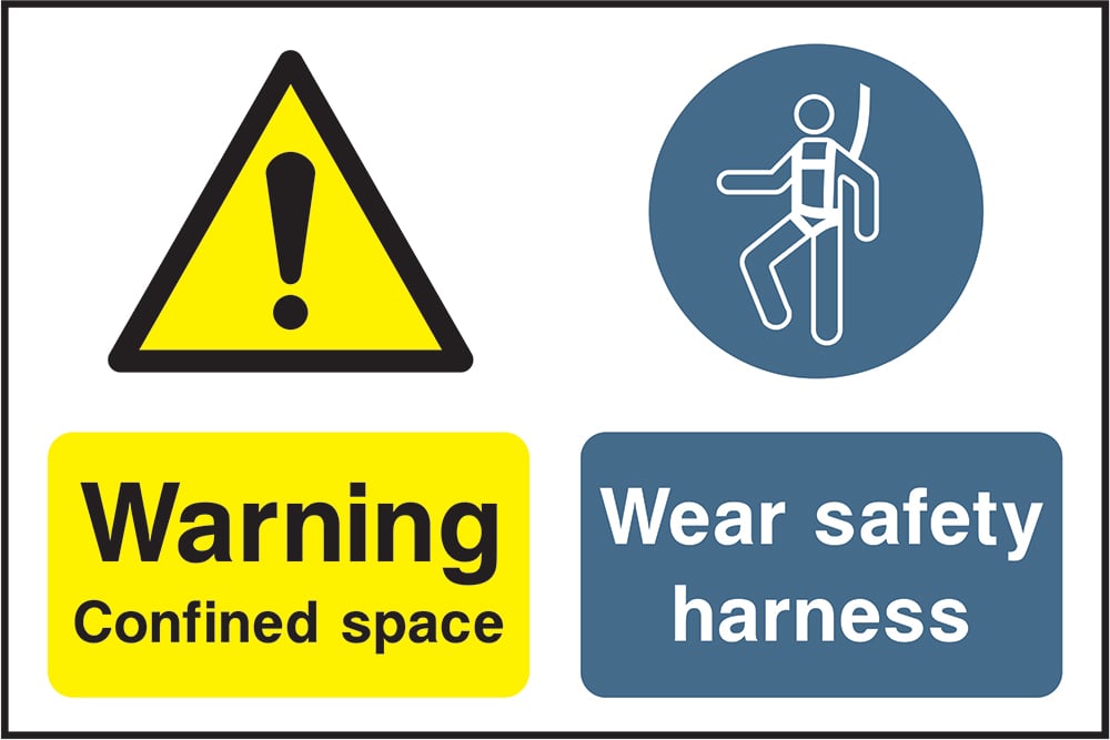 Signage: Warning Confined Space (MULT0017)