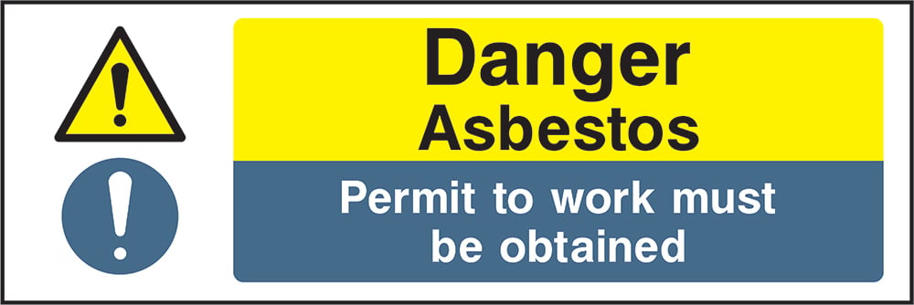 Signage: Danger Asbestos Permit Required (MULT0024)