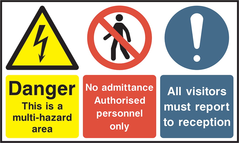 Signage: Danger Multi-Hazard Area (MULT0047)