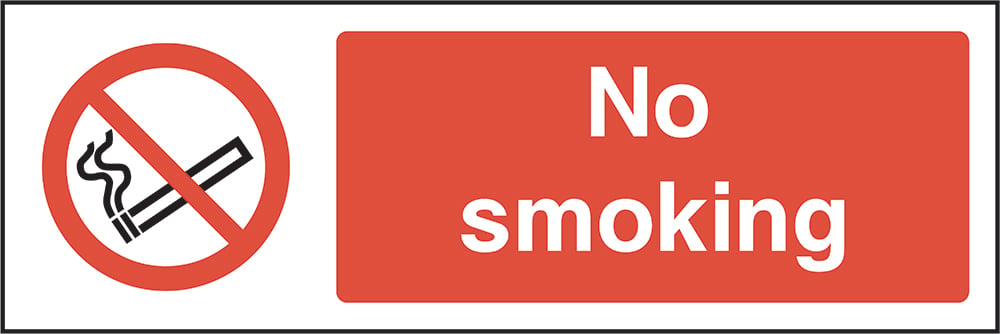 Signage: No Smoking (SMOK0003)