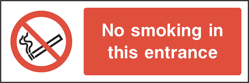 Signage: No Smoking Entrance (SMOK0013)