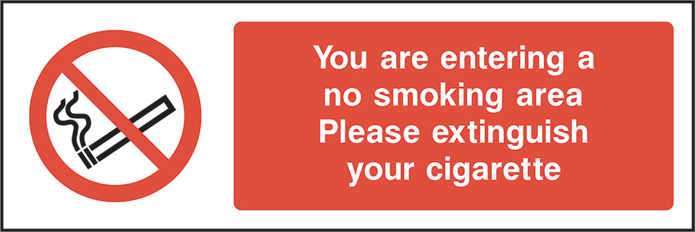 Signage: No Smoking Area (SMOK0017)