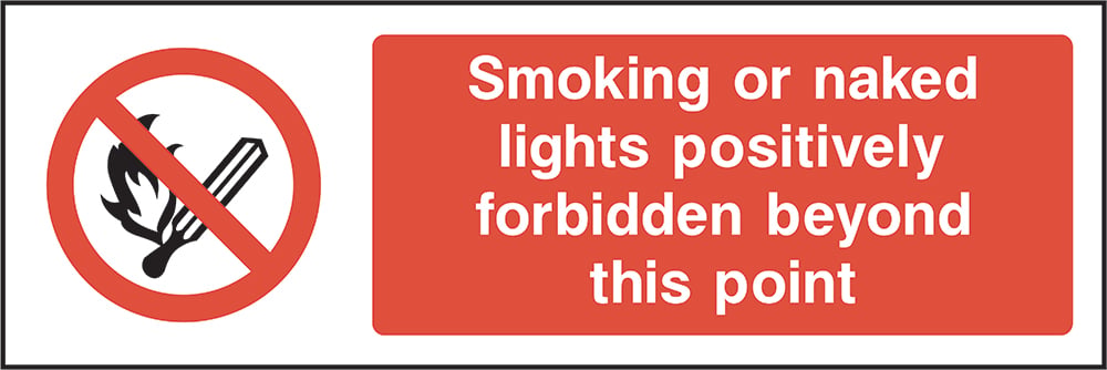 Signage: No Smoking Beyond This Point (SMOK0027)
