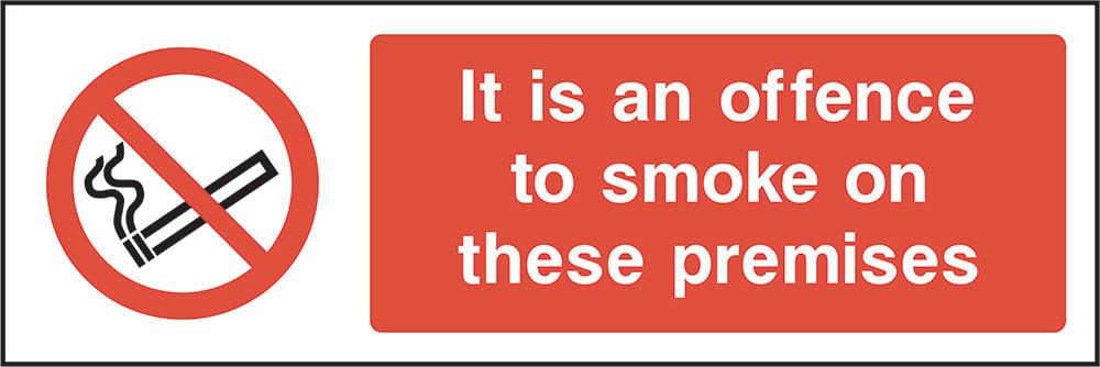 Signage: No Smoking Offence (SMOK0036)