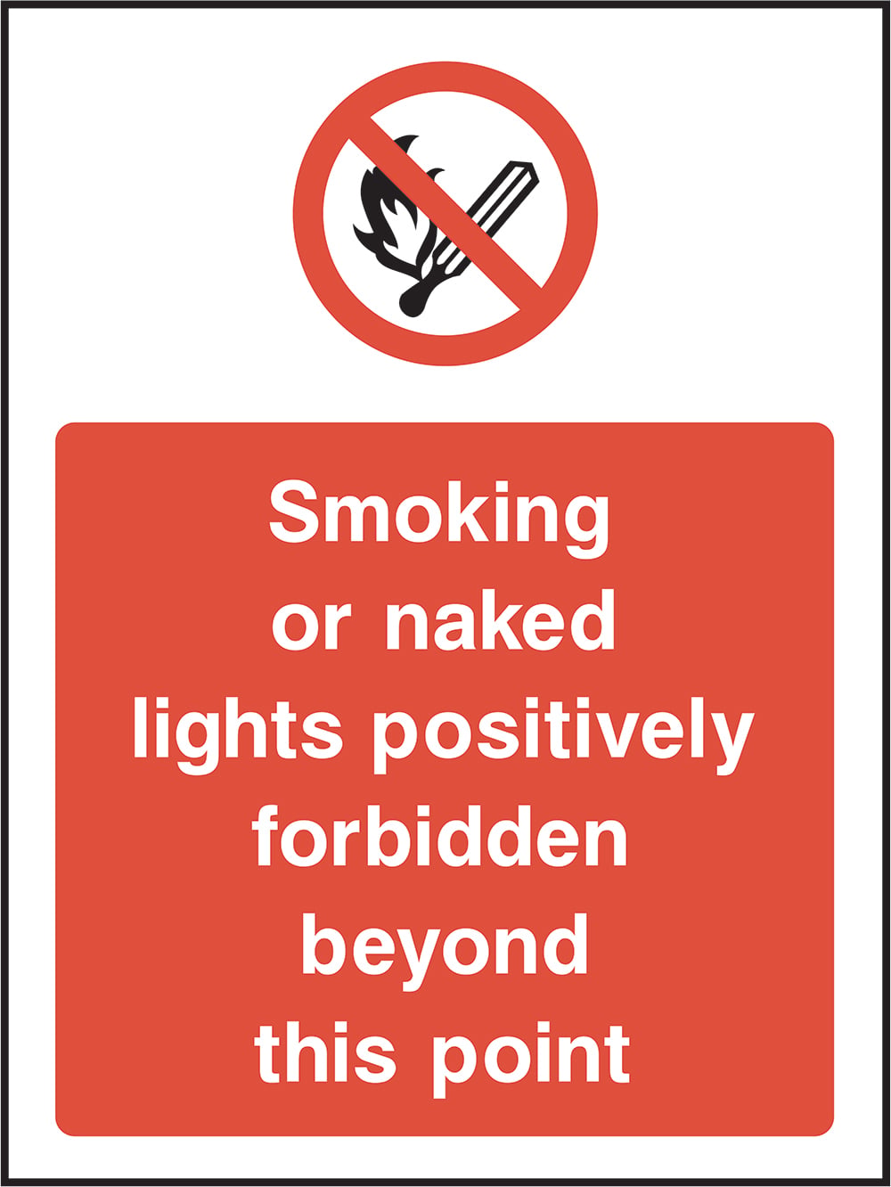 Signage: No Smoking Beyond This Point (SMOK0049)