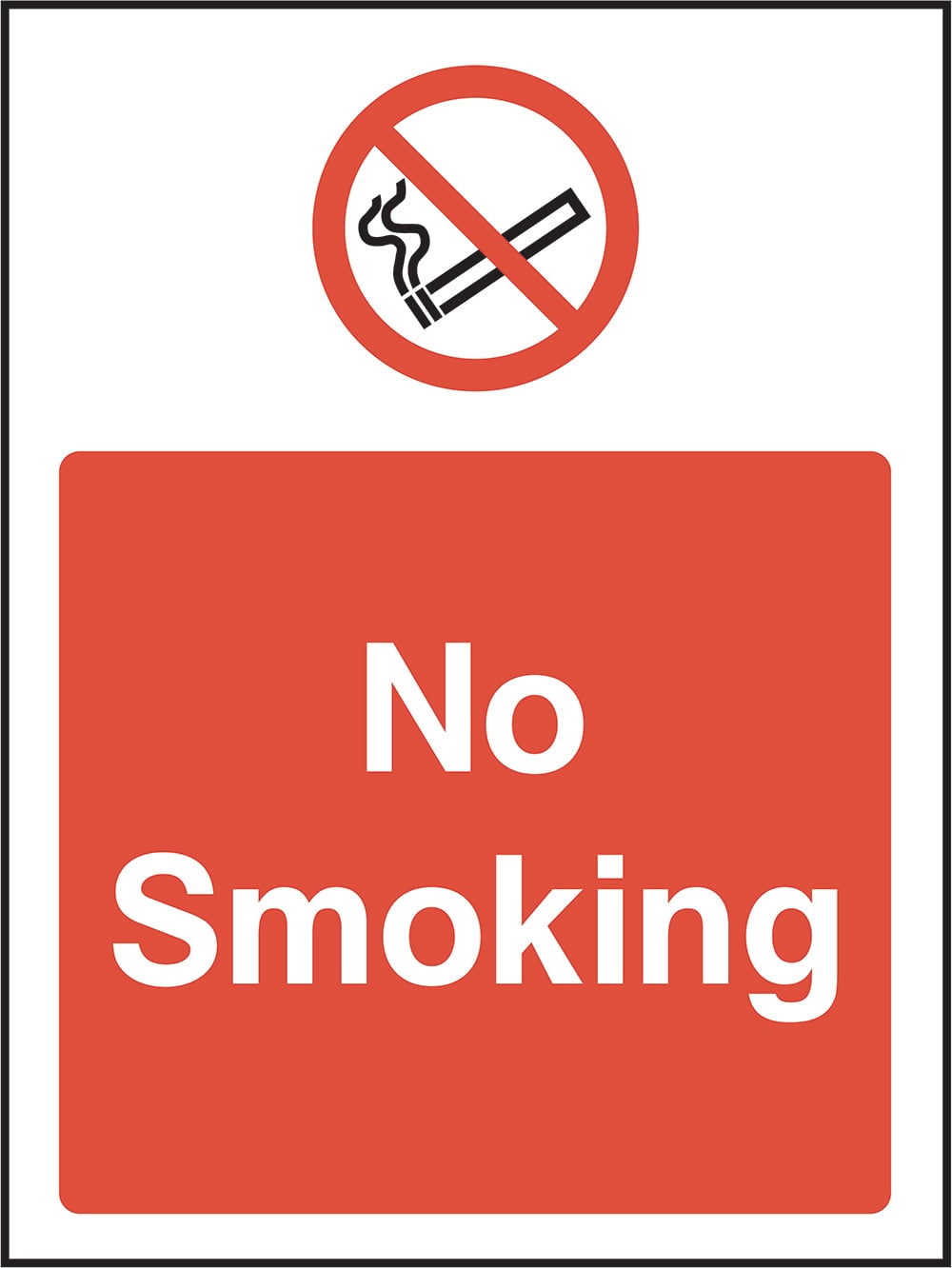 Signage: No Smoking (SMOK0051)